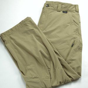 Eastern Mountain Sports Lightweight Hiking Pants 34 Short Khaki EMS